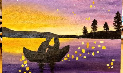 Piękny obraz Julii i Oliwii