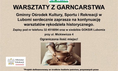 WARSZTATY Z GARNCARSTWA 