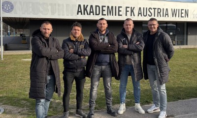 Trenerzy MKS Gmina Lubomia na wizycie edukacyjnej