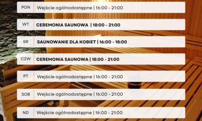 Plan tygodnia sanuarium 20.04-26.04