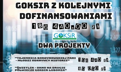 Dofinansowanie dla GOKSiR