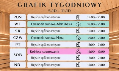 Grafik tygodniowy 