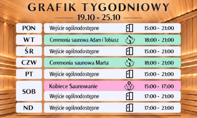 Grafik tygodniowy
