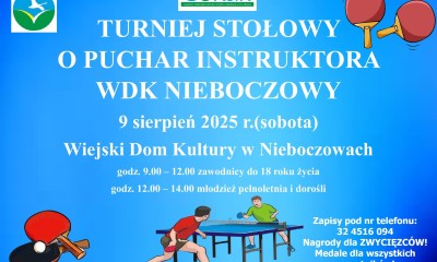 Turniej Stołowy o Puchar Instruktora WDK Nieboczowy